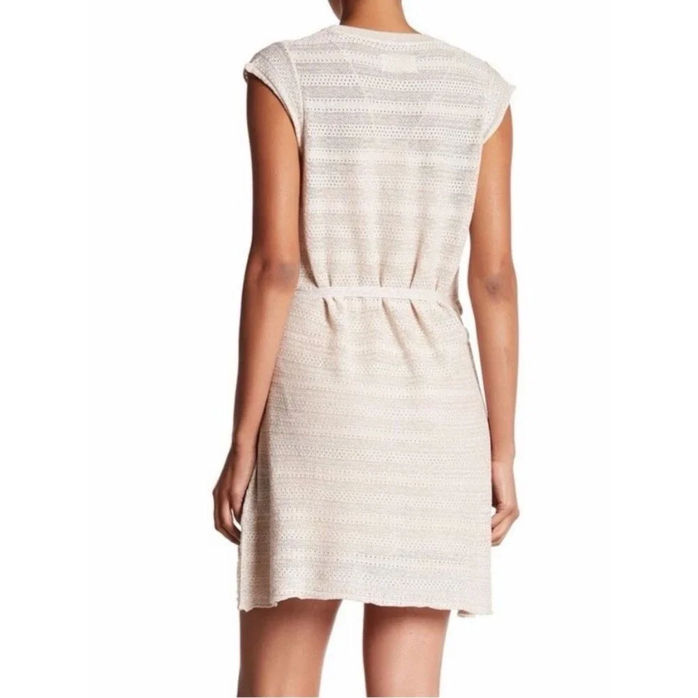 New Zadig & Voltaire Beige Crochet Knit Dress or Cover up